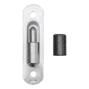 Ball bearing hinge φ 24 with mounting plate 150×40 mm for gates and wickets