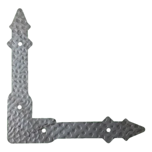 Postal – steel gate corner reinforcement 200×200 mm decorative