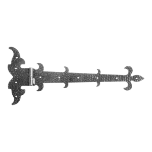 Postal – decorative strap hinge left steel 525 × 225 mm