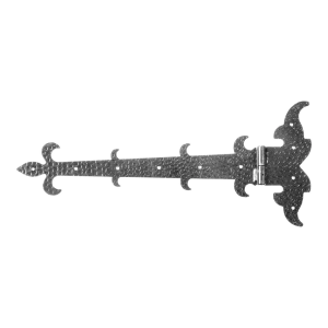 POSTAL decorative strap hinge right steel 525 mm – ornamental