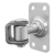Komet – adjustable gate hinge M12 with 75 × 37 mm plate, galvanised zinc 001-522 (1)