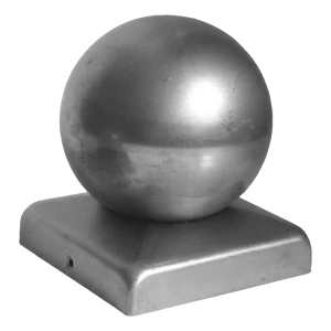 Steel fencing cap with ball φ 60 mm for 80×80 mm post