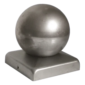 Steel fence cap with ball for 80×80 mm post – Ø 80