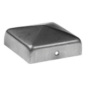 Steel envelope cap for fence post 90×90 mm