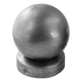 Steel fencing cap for Fi 48 mm post with decorative ball Fi 60 mm 001-591 (1)