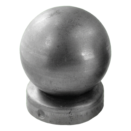 Steel fencing cap for Fi 48 mm post with decorative ball Fi 60 mm 001-591 (1)