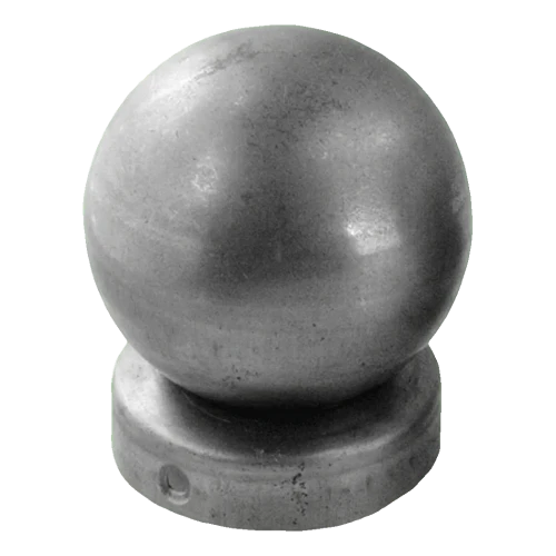 Steel fencing cap for Fi 48 mm post with decorative ball Fi 60 mm 001-591 (1)