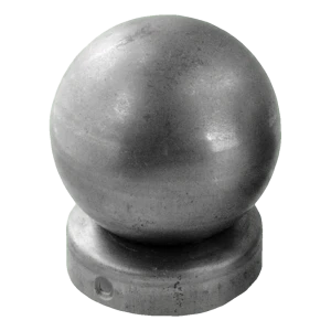 Steel fencing cap with ball Fi 80 mm for round post Fi 80