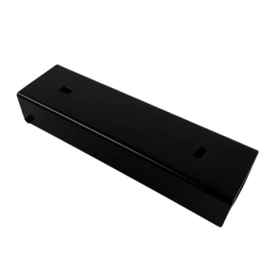 Channel bracket connector for foundation 200x55 black