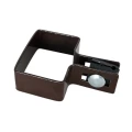 End clamp for fence panels 40x60mm brown GPV-700-15 (1)