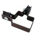 Corner bracket for fence panels 40x60mm brown GPV-700-10 (1)