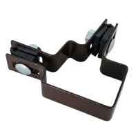 Corner fence panel clamp 60x40 bronze