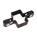 Intermediate fence panel clamp 40x60 brown GPV-700-05 (1)