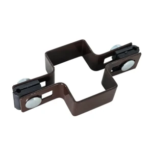 Intermediate fence panel bracket 60x40 brown