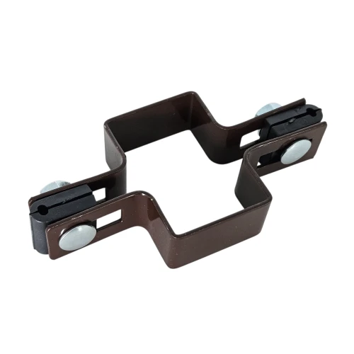 Intermediate fence panel clamp 40x60 brown GPV-700-05 (1)