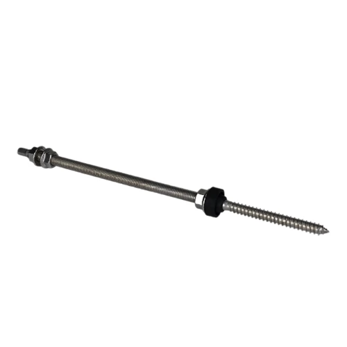 Double thread bolt (twin thread screw) - M10x300 and adapter PV-06-03 (1)