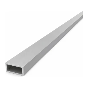 Rectangular aluminium tube 15×30×2 mm – closed profile EN AW-6060, L=2000 mm