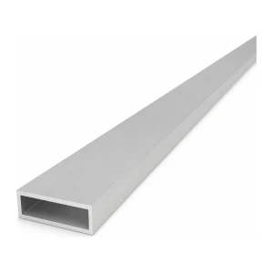 Rectangular aluminium tube 15×40×2 mm – closed profile EN AW-6060, L=2000 mm