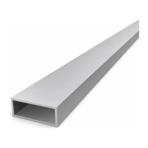 Rectangular aluminium tube 20×50×2 mm – closed profile EN AW-6060, L=2000 mm