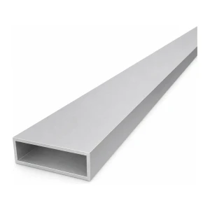Rectangular aluminium tube 20×60×2 mm – closed profile EN AW-6060, L=2000 mm