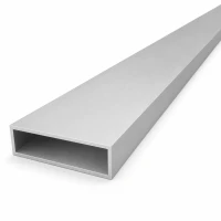Rectangular aluminium tube 20×70×2 mm – closed profile EN AW-6060, L=2000 mm