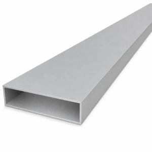 Rectangular aluminium tube 20×80×1.5 mm – closed profile EN AW-6060, L=2000 mm