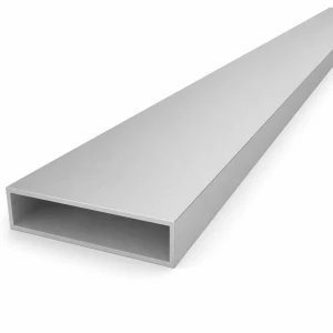 Rectangular aluminium tube 20×80×2 mm – closed profile EN AW-6060 L=2000 mm