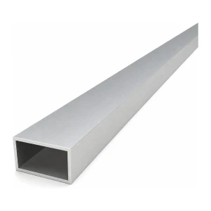 Rectangular aluminium tube 25×40×2 mm – closed profile EN AW-6060, L=2000 mm