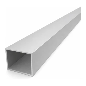 Rectangular aluminium tube 40×50×2 mm – closed profile EN AW-6060, L=2000 mm
