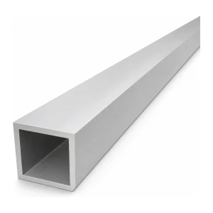 Square aluminium tube 40×40×4 mm EN AW-6060 – length 2000 mm