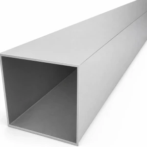 Square aluminium tube 80×80×2 mm – closed profile L=2000 mm