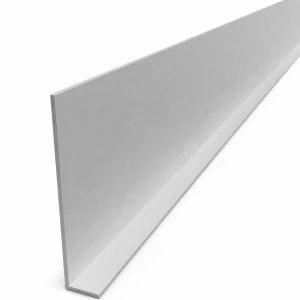 Unequal aluminium angle 100×20×2 mm – L-profile, length 2000 mm