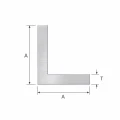 Equal angle aluminium 10×10×2 mm – L-profile, length 2000 mm 001-719 (2)