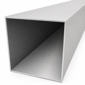 Square aluminium tube 100×100×2 mm – closed profile L=2000 mm