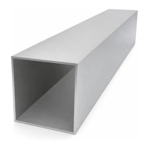 Square aluminium tube 150×150×3 mm – closed profile EN AW-6060, L=2000 mm