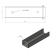 C-channel connector mount for foundation wall 300x55 galvanised GPV-700-49 (3)