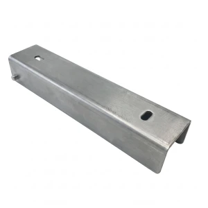 C-channel connector bracket for foundation wall 250x50 galvanised