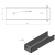 C-channel connector bracket for foundation wall 250x50 galvanised GPV-700-39 (3)