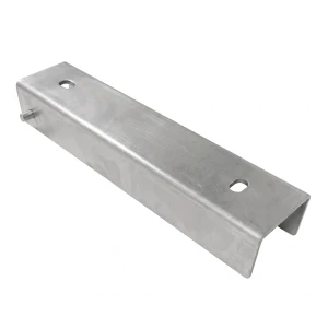 C-channel connector bracket for foundation wall 250x55 galvanised