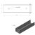 C-channel connector bracket for foundation wall 200x55 galvanised GPV-700-24 (3)
