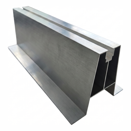 Aluminium Trapezoidal Bracket H100 L330 with 2 mm EPDM Gasket for PV Mounting 001-778 (1)