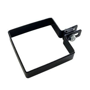 End clamp for fencing panels 100x100 mm black