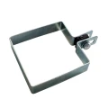 End clamp for fence panels 100x100 mm galvanised 000-781 (1)