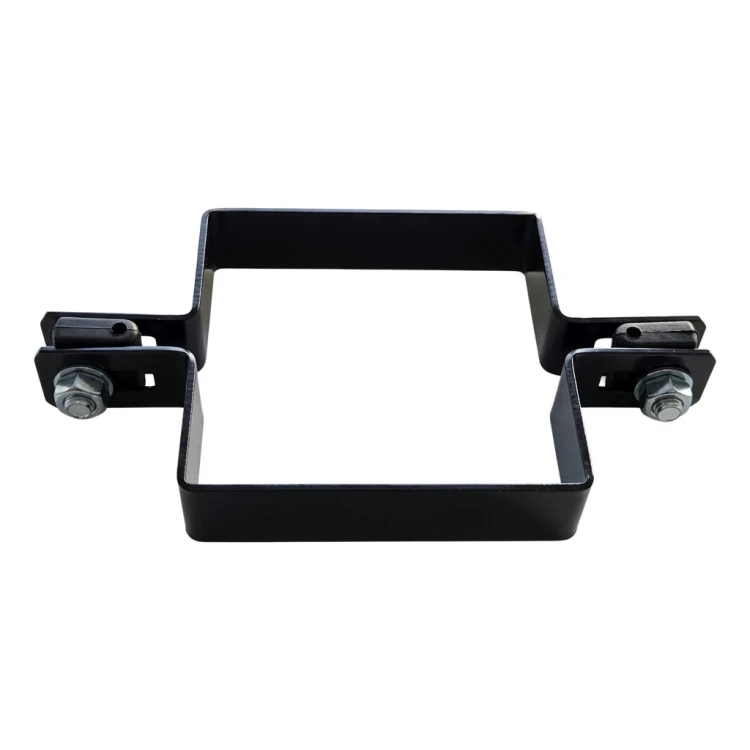 Intermediate fence panel clamp 100x100 mm black 000-778 (2)