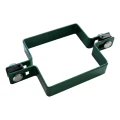 Intermediate clamp for fencing panels 100x100 mm green 000-779 (1)