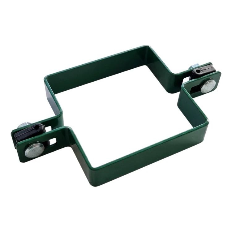 Intermediate clamp for fencing panels 100x100 mm green 000-779 (1)