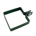 End clamp for fencing panels 100x100 mm green 000-783 (1)