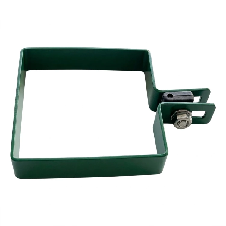 End clamp for fencing panels 100x100 mm green 000-783 (2)
