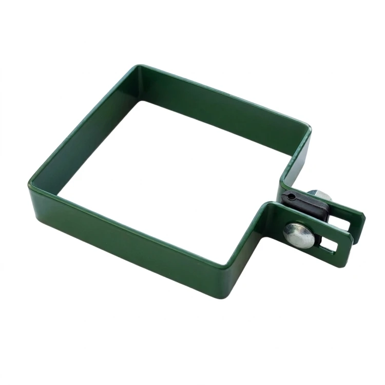 End clamp for fencing panels 100x100 mm green 000-783 (4)