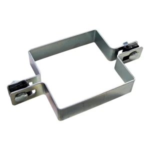 Intermediate panel bracket for 100x100 mm fencing panels galvanised